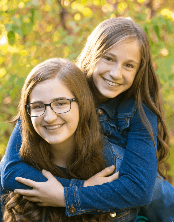 Siblings Smiling